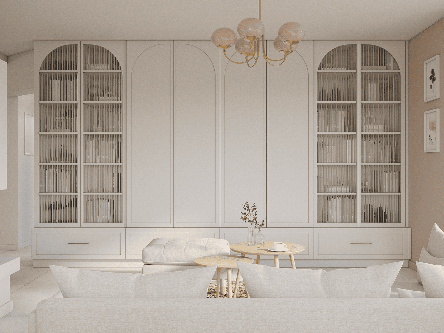 salon w domu pod Krakowem